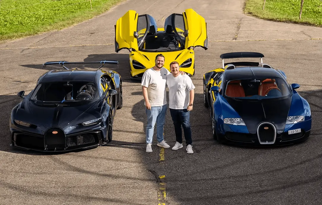 Das Team von Rush Cars AG mit Bugatti, Ferrari und McLaren